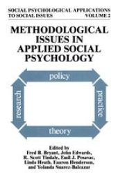 book Methodological Issues in Applied Social Psychology