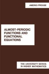 book Almost-Periodic Functions and Functional Equations