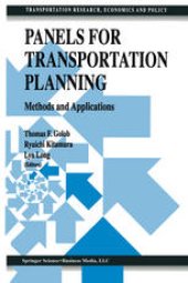 book Panels for Transportation Planning: Methods and Applications