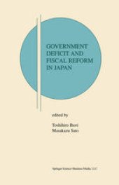 book Government Deficit and Fiscal Reform in Japan