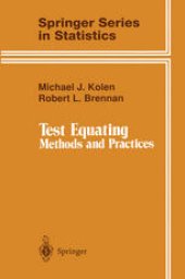 book Test Equating: Methods and Practices