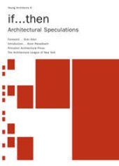 book if...then: Architectural Speculations