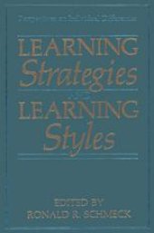 book Learning Strategies and Learning Styles