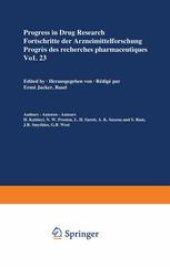 book Progress in Drug Research / Fortschritte der Arzneimittelforschung / Progrès des recherches pharmaceutiques