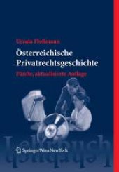 book Österreichische Privatrechtsgeschichte