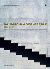 book Baumschlager-Eberle 2002–2007: Architektur | Menschen und Ressourcen