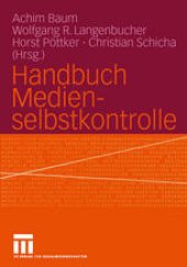 book Handbuch Medienselbstkontrolle