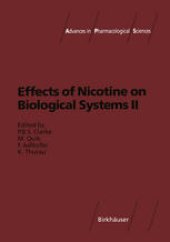 book Effects of Nicotine on Biological Systems II