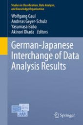 book German-Japanese Interchange of Data Analysis Results