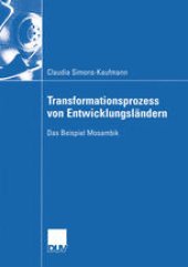 book Transformationsprozess von Entwicklungsländern: Das Beispiel Mosambik