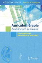 book Auriculothérapie: Acupuncture auriculaire