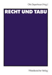 book Recht und Tabu