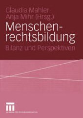 book Menschenrechtsbildung: Bilanz und Perspektiven