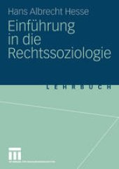 book Einführung in die Rechtssoziologie