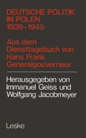 book Deutsche Politik in Polen 1939–1945