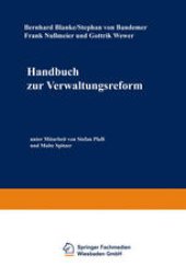 book Handbuch zur Verwaltungsreform