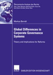 book Global Differences in Corporate Governance Systems: Theory and Implications for Reforms