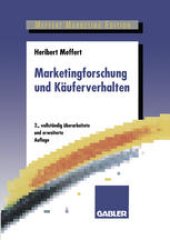 book Marketingforschung und Käuferverhalten