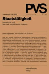 book Staatstätigkeit: International und historisch vergleichende Analysen