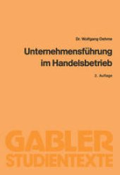 book Unternehmensführung im Handelsbetrieb