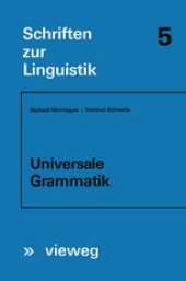 book Universale Grammatik