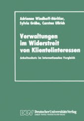 book Verwaltungen im Widerstreit von Klientelinteressen: Arbeitsschutz im internationalen Vergleich