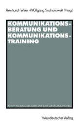 book Kommunikationsberatung und Kommunikationstraining: Anwendungsfelder der Diskursforschung