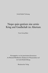 book Neque quies gentium sine armis: Krieg und Gesellschaft im Altertum