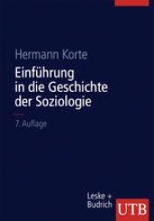 book Einführung in die Geschichte der Soziologie