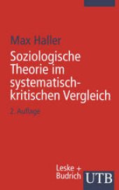 book Soziologische Theorie im systematisch-kritischen Vergleich