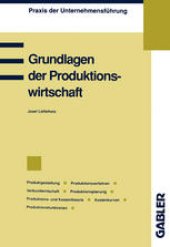 book Grundlagen der Produktionswirtschaft