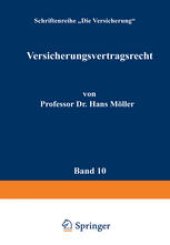 book Versicherungsvertragsrecht