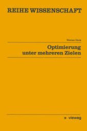 book Optimierung unter mehreren Zielen