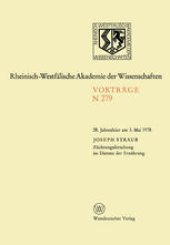 book Natur-, Ingenieur- und Wirtschaftswissenschaften: Vorträge · N 279