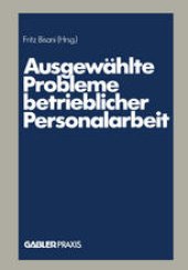 book Ausgewählte Probleme betrieblicher Personalarbeit