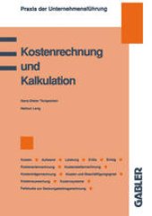 book Kostenrechnung und Kalkulation