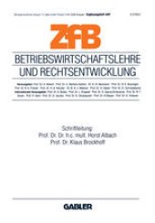 book Betriebswirtschaftslehre und Rechtsentwicklung