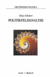 book Politikfeldanalyse: Eine Einführung