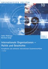 book Internationale Organisationen: Politik und Geschichte