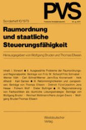 book Raumordnung und staatliche Steuerungsfähigkeit