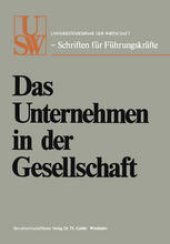 book Das Unternehmen in der Gesellschaft