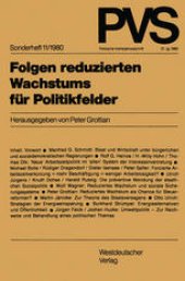 book Folgen reduzierten Wachstums für Politikfelder