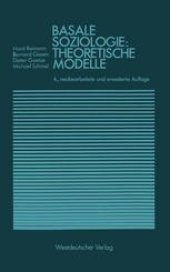 book Basale Soziologie: Theoretische Modelle