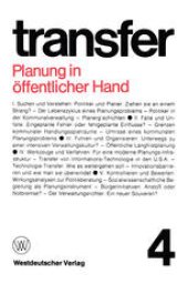 book Planung in öffentlicher Hand