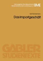 book Das Importgeschäft