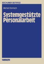 book Systemgestützte Personalarbeit