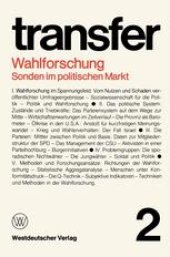 book Wahlforschung: Sonden im politischen Markt