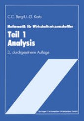 book Teil I Analysis: Lehrstoffkurzfassung und Aufgabensammlung mit Lösungen