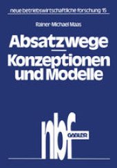 book Absatzwege — Konzeptionen und Modelle