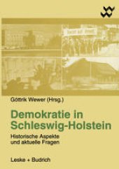 book Demokratie in Schleswig-Holstein: Historische Aspekte und aktuelle Fragen